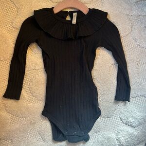 Rylee & Cru Collared Long Sleeve Bodysuit